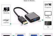 DP Male to VGA Female Converter
