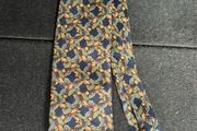 Vintage Silk Forest/ Mushroom Theme Tie