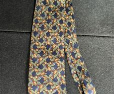 Vintage Silk Forest/ Mushroom Theme Tie
