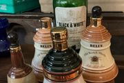 bells decanters lot