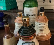 bells decanters lot