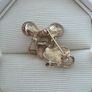 1970's Gold Tone Mouse Brooch Image 5