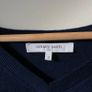 Gerard Darel Navy Blue Wool Cashmere V Neck Cape Poncho Sweater Size 3 Image 3