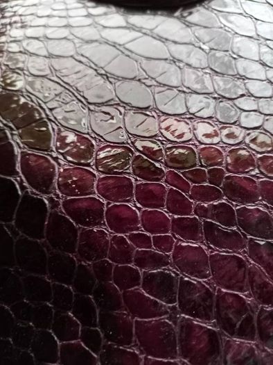 MARNI Deep Purple Patent Faux Alligator Bag