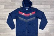 Adidas France Rugby Hoodie Jacket Mens Large