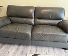 Couch - leather sofa