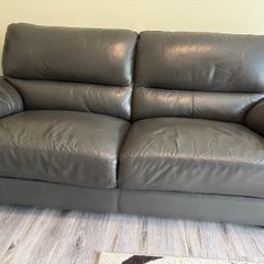 Couch - leather sofa