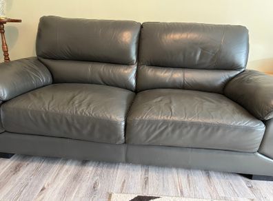 Couch - leather sofa