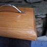 Solid wood biscuit tin Image 3