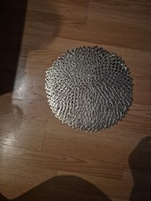 5 Large Gold place mats