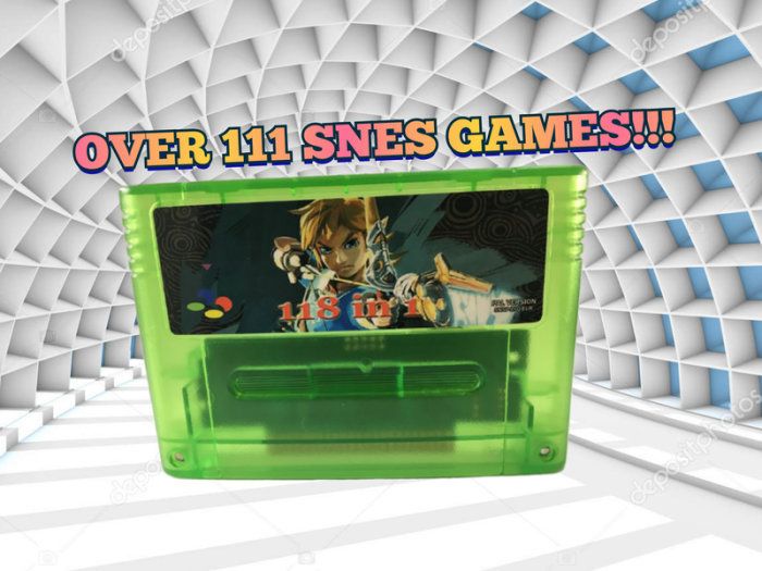SNES Multi-Game Cartridge with over 100 Games!! Super Nintendo Classic Multicart Multi-Cart