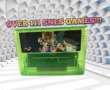 SNES Multi-Game Cartridge with over 100 Games!! Super Nintendo Classic Multicart Multi-Cart