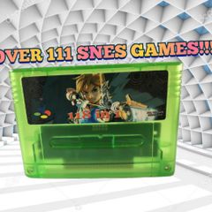 SNES Multi-Game Cartridge with over 100 Games!! Super Nintendo Classic Multicart Multi-Cart