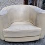Leatherette Tub Chair Image 5