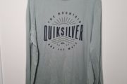 mens QUIKSILVER long sleeve t shirt crew neck Size XXL extra large