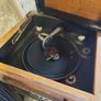 Antique c.1920s or 30s FloorStanding Cabinet Gramophone, Goldring Special-Electro 24 Soundbox, Hand Crank Image 10