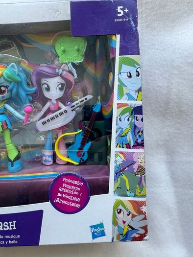 My Little Pony Equestria Girls Minis Rainbow Dash Rockin' Music Class Set Hasbro new Please look at the pictures