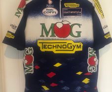 Vintage Nalini Cycling Jersey | MOG Technogym | Size XL | Retro Italian Design