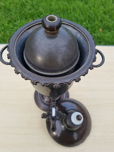 A nineteenth-century samovar (bamberka / urn for tea and hot water)