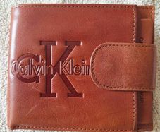 CK Brown Leather Wallet