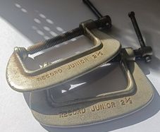 A pair of Record Junior 2 1/2" G Clamps