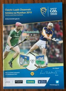 2015 Limerick v Tipperary - GAA Munster Hurling Semi Final Programme