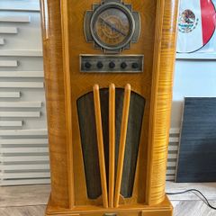 classic floor standing radio cd & cassette tape player
