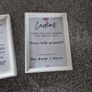 Wedding bathroom signs Image 4