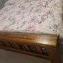 super king solid pine bed Image 2
