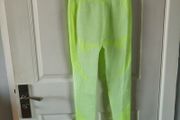 Yellow Neon Sports Leggings, Brand new, size S