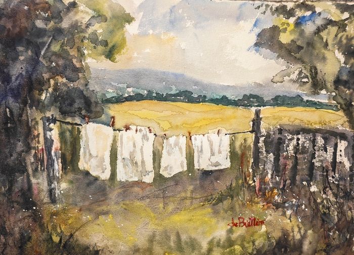 washing out watercolour