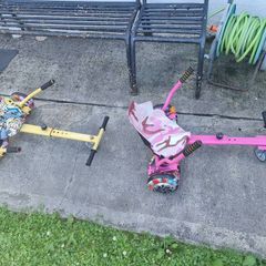 Hoverboards with carts