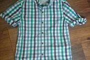 Next Boys Gingham short sleeved shirt