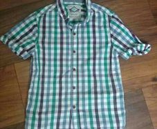 Next Boys Gingham short sleeved shirt