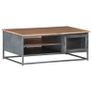 Coffee Table Grey 90x50x35 cm Solid Acacia Wood Image 8