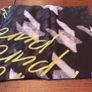 SAMOON scarf in black with yellow and white Image 10