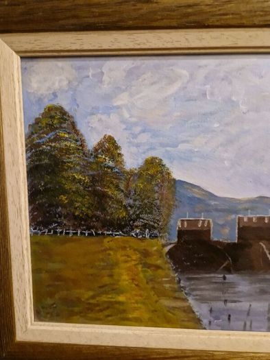 Signed oil painting Gertie Cox