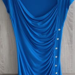 Jane Norman will fit size 6 8 10 small 12 never worn rotyal blue top tunic