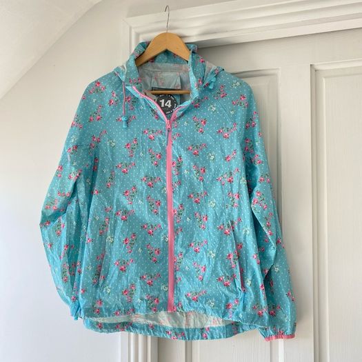 Next Waterproof Floral Packable Rain Jacket
