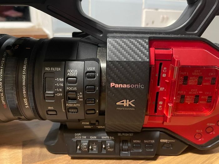 Panasonic AG Dvx 200 4K Professional Camcorder with Leica Dicomar Lens