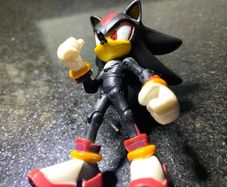 Jazware 3 inch shadow the hedgehog toy, sonic the hedgehog toys