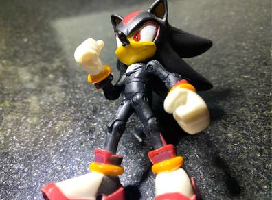 Jazware 3 inch shadow the hedgehog toy, sonic the hedgehog toys