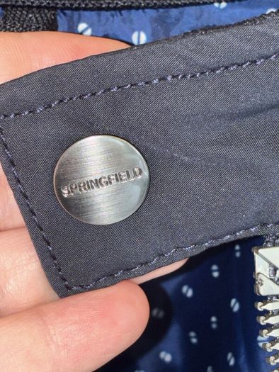 Mens navy smart-casual bomber jacket by Springfield