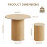 Round Dining Table with 4 Stools Image 2