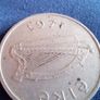 1971 Irish 5p coin. Image 3