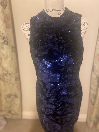 Monsoon navy sequins dress