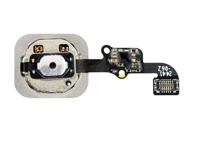 For iPhone 6 / iPhone 6 Plus Home Button Fingerprint Touch ID Flex Cable Black - FHT20IPHB