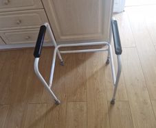 adjustable height toilet surround