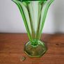 Vintage  uranium glass vase Image 5