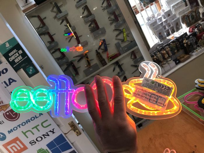 COFFEE NEON Multicolour sign for Coffeeshops and Bars